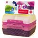 emsa Brotdose VARIABOLO Clipbox Set Girls, 4-teilig, farbig