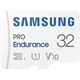 32GB Samsung PRO Endurance microSD Class10 incl adapter R100/W30 up
