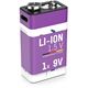 Ansmann 1315-0005 Li-Ion Akku 9V E-Block Typ 400 (min. 340 mAh) 1er