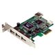 Startech PEXUSB4DP 4 Port PCIe x1 Low Profile retail
